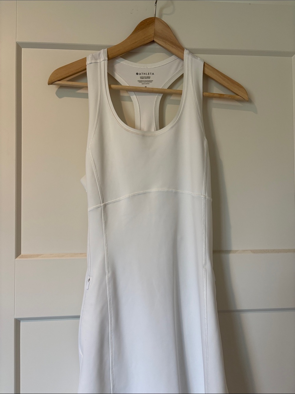 Athleta White Racerback Active Dress - Picture 7 of 7